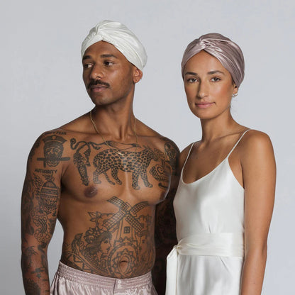 Silk Night Turban™ - Luxurious Hair Care