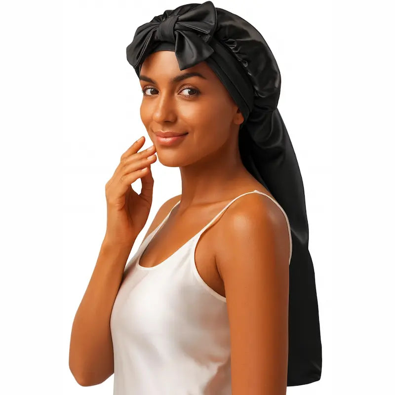 SilkPower™ Extra-Long Hair Bonnet TM
