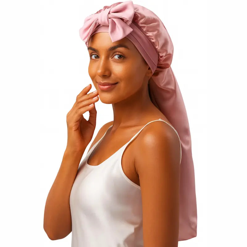 SilkPower™ Extra-Long Hair Bonnet TM