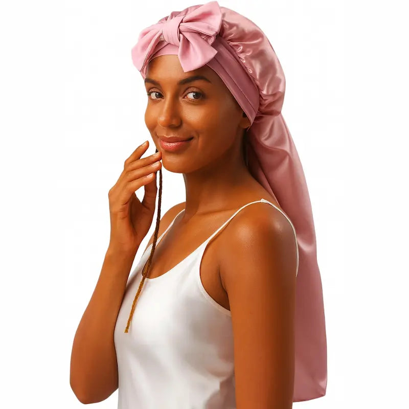 SilkPower™ Extra-Long Hair Bonnet TM